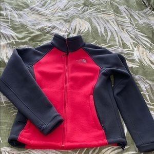 North Face fleece zip up jacket